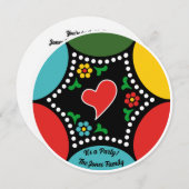 豪華なポルトガルのクリスマス・パーティーへのご招待です！ (正面/裏面)