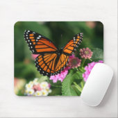 豪華なマダラチョウのデザイン マウスパッド (マウス)