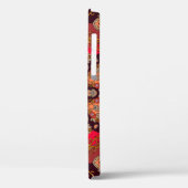 豪華なマンダラシームレス、星空フローラ。 Case-Mate iPhoneケース (裏面 / 左)