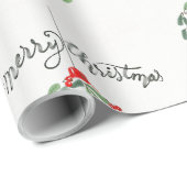 豪華なメリークリスマスラッピング紙 ラッピングペーパー (ロールコーナー)