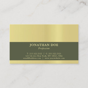 豪華なモダンな専門の創造的な黒および金ゴールド 名刺
