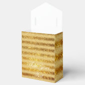 豪華なモノグラム入り人気のゴールドグリッター フェイバーボックス (オープン)