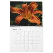 豪華なユリの写真のカレンダー カレンダー (2月 2026)