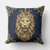 豪華なライオンの装飾用クッション。 クッション (正面)