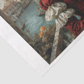 豪華なルネッサンス様式のヴェネツィアの女性 薄葉紙 (詳細)