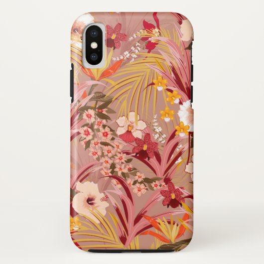 豪華なヴィンテージの花柄 Case-Mate iPhoneケース (裏面)