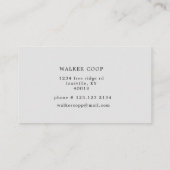 豪華なヴィンテージゴールデンチキンファーム 名刺 (裏面)