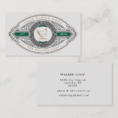 豪華なヴィンテージゴールデンチキンファーム 名刺 (正面/裏面)