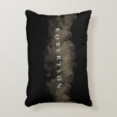 豪華なヴィンテージゴールデンホワイトあなたの名前を追加 アクセントクッション (正面(垂直))