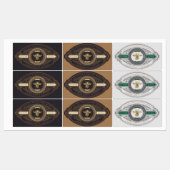 豪華なヴィンテージ金蜜の瓶ラベル ラベル (シート)