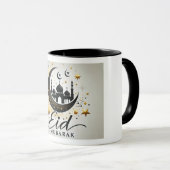 豪華な三日月モスクのイードムバラク マグカップ (正面右)