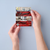 豪華な上場不動産仲介業者実在不動産業者 チラシ (手)