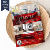 豪華な上場不動産仲介業者実在不動産業者 チラシ