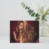 豪華な人魚はがき ポストカード (スタンド正面)