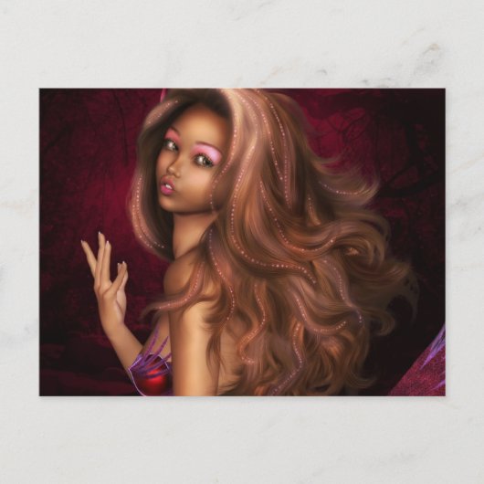 豪華な人魚はがき ポストカード (正面)