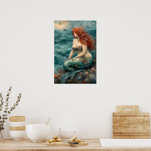 豪華な人魚 ポスター (キッチン)
