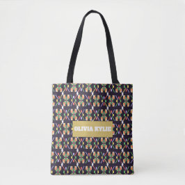 豪華な伝統ソンケットのピクセル刺繍モチーフ トートバッグ