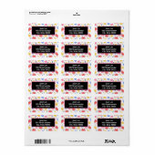 豪華な住所 シール (フルシート)