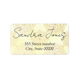 豪華な住所 シール