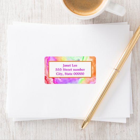 豪華な住所 シール (インサイチュ)