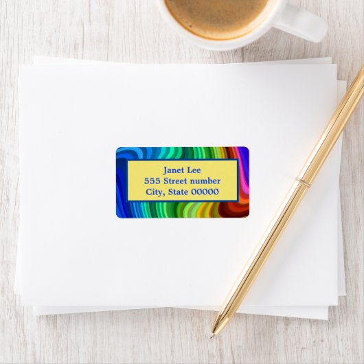 豪華な住所 シール (インサイチュ)