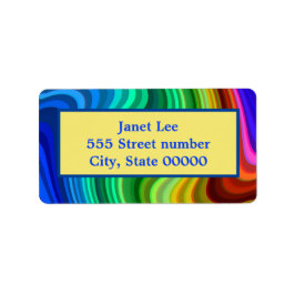 豪華な住所 シール