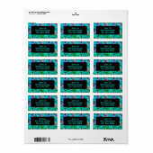 豪華な住所 シール (フルシート)