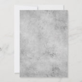 豪華な偽ホログラフィックアゲート大理石ジオード結婚式 招待状 (裏面)