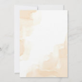 豪華な優雅さ：アイボリー、ゴールド＆グリーンの招待状 招待状 (裏面)