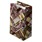 豪華な内部の美しい スモールペーパーバッグ (裏面アングル)