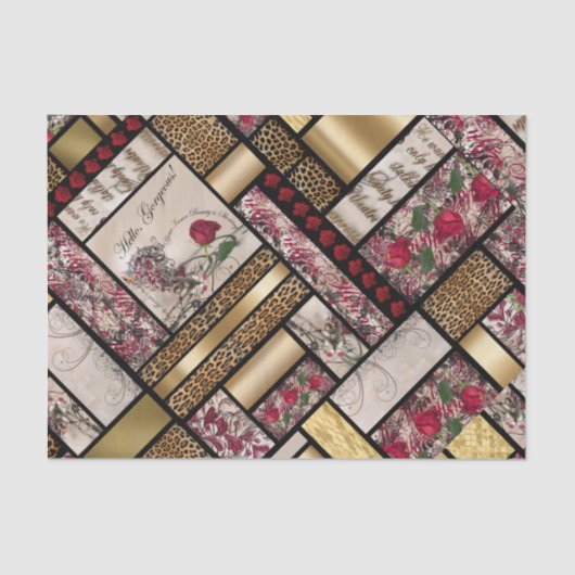 豪華な内部の美しい 薄葉紙 (正面)