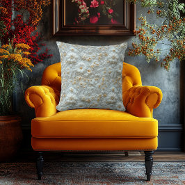 豪華な刺繍の外観のフローラ – デコエレガントール クッション