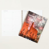 豪華な古代エジプトのスフィンクス通りの写真 プランナー手帳 (ディスプレー)