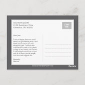 豪華な台本卒業サンキューカード ポストカード (裏面)