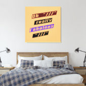 豪華な咲き誇る明るいテイク遠くに愛らしいアトラク キャンバスプリント (インサイチュ (寝室))