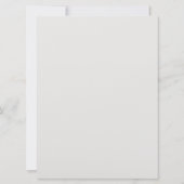 豪華な大理石模様の結婚式招待状 招待状 (裏面)