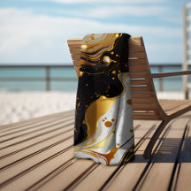 豪華な大理石 ゴールド グラム フェミニン ブラック ホワイト