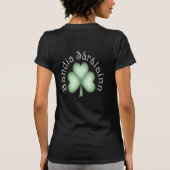 豪華な女神(ゲール語) Tシャツ (裏面)