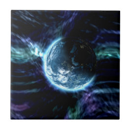 豪華な宇宙の星明かりのオーロラの星雲 タイル