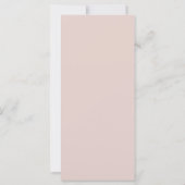 豪華な宝石で飾られた花結婚式招待状 (裏面)