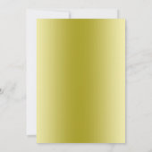 豪華な宝石の弓とリボン 50周年結婚記念日 招待状 (裏面)