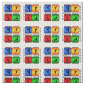 豪華な山の登山 ファブリック (見本)