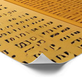 豪華な巻き毛のアフリカ系アメリカ人女性コラージュ ポスター (角)