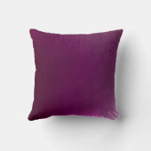 豪華な巻き毛のモノグラムの紫色の枕テンプレート クッション (裏面)