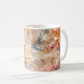 豪華な幻想の花々 コーヒーマグカップ (正面右)
