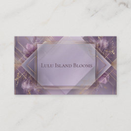 豪華な幾何モダンアールデコ 名刺