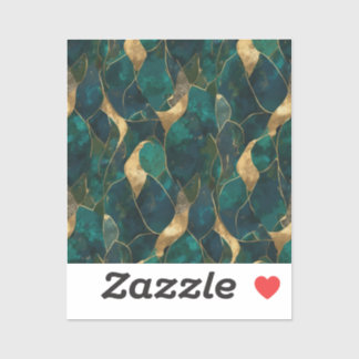 豪華な幾何学的抽象芸術ビニールシール シール