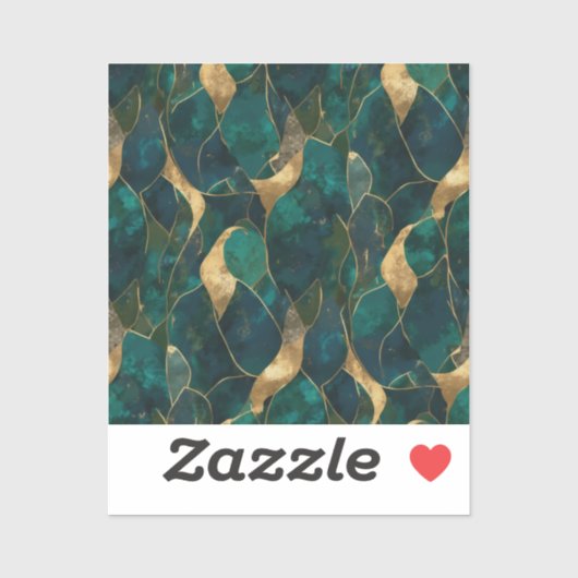 豪華な幾何学的抽象芸術ビニールシール シール (シート)