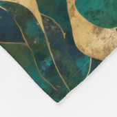 豪華な幾何学的抽象芸術フリースブランケット フリースブランケット (角)