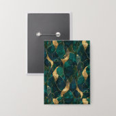 豪華な幾何学的抽象芸術ボタン 缶バッジ (正面/裏面)